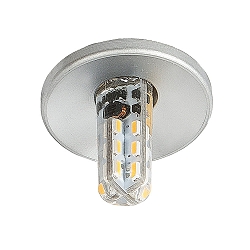 Recessed luminaire for starry sky C 411, � 3cm, G4, matt chrome