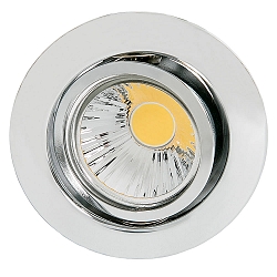 Recessed spot DOWNLIGHT D 3830, � 8.8cm, swiveling, chrome