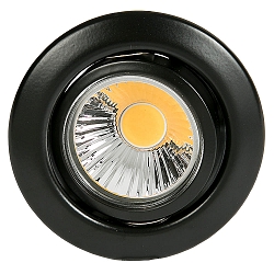 Recessed spot DOWNLIGHT D 3830, � 8.8cm, swiveling, black