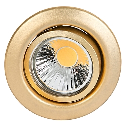 Recessed spot DOWNLIGHT D 3830, � 8.8cm, swiveling, matt gold