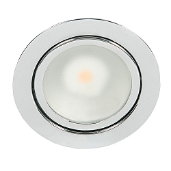 LED Furniture recessed luminaire DOWNLIGHT N 5020, � 6.6cm, COB, 3.3W, 3000K, chrome