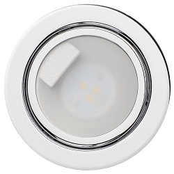 LED Furniture recessed luminaire, N 5020 CSP LED, 3W, 3000K, chrome