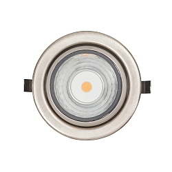 LED Furniture recessed luminaire DOWNLIGHT N 5022, � 6.8cm, COB, 3.3W, 3000K, swiveling, chrome