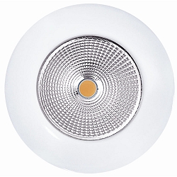 Recessed LED spot 5068 ECO FLAT, IP44, round, 350mA, 8W 4000K 750lm 24�, CRi>90, dimmable, matt white