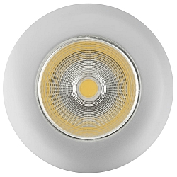 Recessed LED spot 5068 ECO FLAT, IP44, round, 350mA, 8W 4000K 750lm 38�, CRi>90, dimmable, matt chrome