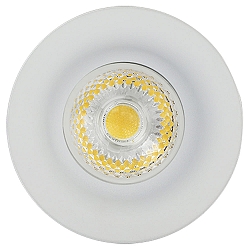 Recessed LED spot 5068 ECO FLAT glare-free, 350mA, 8W 3000K 800lm 38�, CRi>90, dimmable, matt white