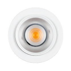 spot 9W DS round IP20, white matt dimmable