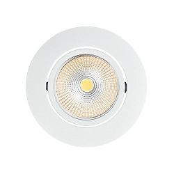recessed luminaire 5068 ECO FLAT BIO dimmable IP40, clear, white matt dimmable 8W 530lm 4000K CRI 97