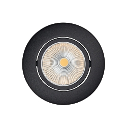 recessed luminaire 5068 ECO FLAT BIO dimmable IP40, clear, black matt dimmable 8W 530lm 4000K CRI 97