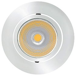 downlight 5068 ECO FLAT BIO round IP40, chrome dimmable