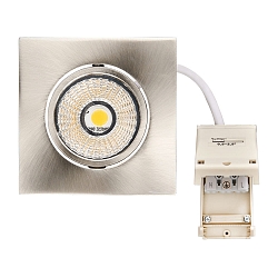 downlight 5068Q ECO DOB square IP40, chrome dimmable