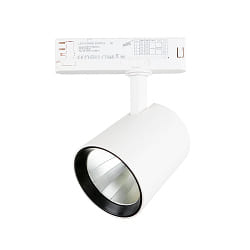 3-phase spot TRACK SPOT SCCT 38� MP CCT Switch, multipower, conical IP20, white matt 