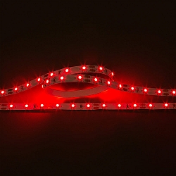 LED Strip Flexible LED SMD 3528, 12V, 4.8W/m, RED, 500cm