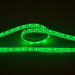 Outdoor LED Strip Flexible LED SMD 3528, IP67, 12V, 4.8W/m, GREEN, 500cm
