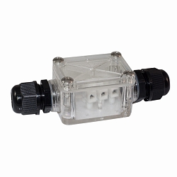 Distribution box 2-fold, IP67, with PG screw connection M20