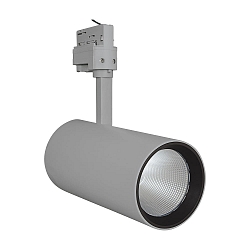3-phase spot TRACKLIGHT SPOT D95 90RA NFL adjustable, set back, flicker-free IP20, concrete grey 