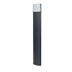 bollard lamp ENDURA� STYLE ELLIPSE 90CM lateral light direction, elliptisk, switchable IP44, dark grey 