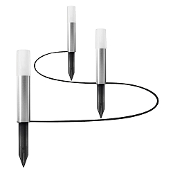 gorund spike luminaire SMART+ GARDEN POLE MULTICOLOR 3P MINI EXT RGB+W small, set of 3, RGBW, controllable via WLAN / WIFI IP65