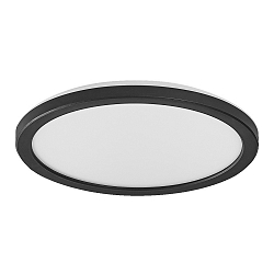 ceiling luminaire SMART ORBIS UL SLIM BL 235 RGBTW BK tunable white, RGBW, controllable via WLAN / WIFI, dimmable