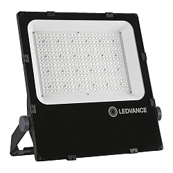 floodlight FL PFM DA SYM R30 290W 3000K BK DALI controllable, symmetrical IP66, black