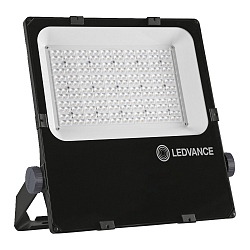 floodlight FL PFM DA SYM 60 200W 4000K BK DALI controllable, symmetrical IP66, black