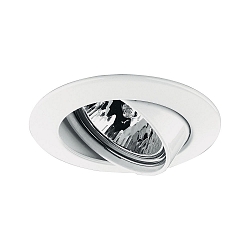 Recessed luminaire PREMIUM LINE, swiveling, GU5,3, 12V, 51mm, white