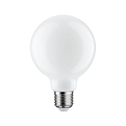 LED Filament Globe Lamp G95, 230V, E27, 7.5W 2700K 806lm, dimmable, glass opal