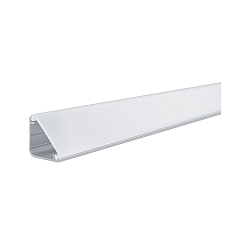 DELTA Profile with diffuser, 100cm, anodized / satin aluminum