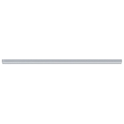 Paulmann Square Profile with diffuser, anodized aluminum, 200cm