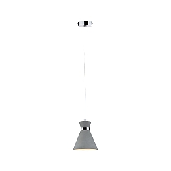 Paulmann Pendant luminaire Verve IP44 1 flame concrete/chrome