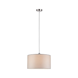Paulmann Tessa Pendant luminaire creme/brushed iron E27 max. 60W