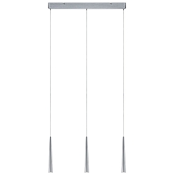 Paulmann LED Pendant luminaire Gutta brushed aluminum