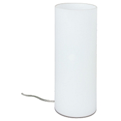 table lamp NOORA cylindrical, with switch E14, opal dimmable
