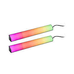 light bar set of 2, RGB IP20, black dimmable