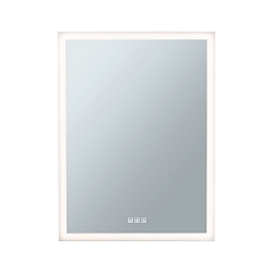 mirror with lighting MIRRA LED 60 X 80CM / HIGH square, CCT Switch, with touch dimmer, with heating function IP44