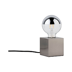 Paulmann Kura Table lamp E27, max. 20W, brushed iron