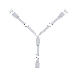 MaxLED Strip Y-Splitter In 1 / Out 2 , 30cm, max. 144W, plastic, white