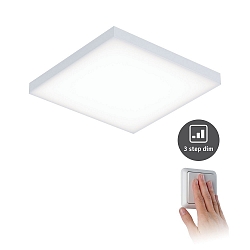 LED Panel VELORA DIM surfaced mounting, 22.5cm, 230V, 14W 3000K 1200lm, dimmable, white matt
