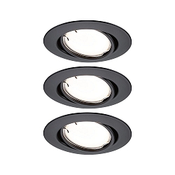 recessed luminaire BASE COIN LED swivelling, set of 3, ZigBee controllable LED IP20