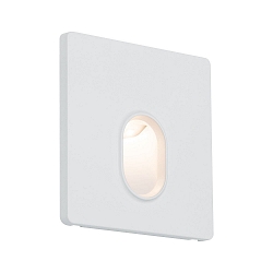 Paulmann Wall recessed luminaire square 2700K white, 1,7W