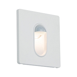 Paulmann Wall recessed luminaire square 2700K white, 2,7W with motion detector