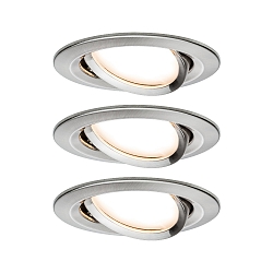 recessed luminaire NOVA PLUS COIN WW LED round, swivelling, set of 3, ZigBee controllable IP23