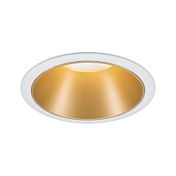 recessed luminaire COLE round, rigid, set back GU10 IP23, gold, white matt dimmable CRI >80