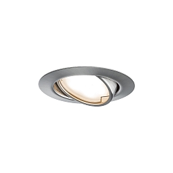 recessed luminaire BASE COIN swivelling, set of 1 IP20, brushed iron  5W 370lm 3000K 100� 100� CRI > 80