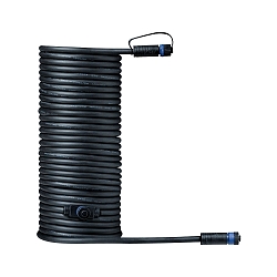 Paulmann Plug&Shine Cable IP68 with 3 connection sockets black, 10m