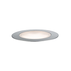 Paulmann Plug&Shine Floor recessed luminaire FLOOR ECO, IP65, 24V, 1.3W 3000K 50lm 90�, dimmable, silver