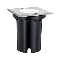 Paulmann Floor recessed luminaire IP67 3,5W GU10 stainless steel, 108x108mm eckig