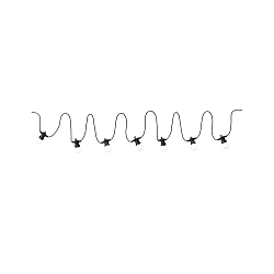 Paulmann Plug&Shine Light string IP44 3000K 24V with 7 lamps