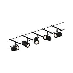 wire system WIRE SYSTEMS DC CUP set of 5 GU5,3, chrome, black matt 