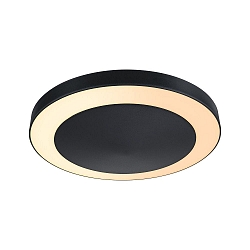 outdoor ceiling luminaire CIRCULA ZigBee controllable IP44, anthracite dimmable